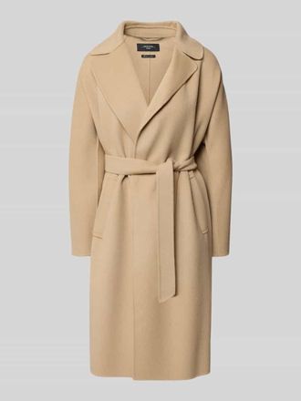 Max Mara Regular Fit Wollmantel aus Schurwoll-Mix Modell CIVADA in Camel, Gr&ouml;&szlig;e 36