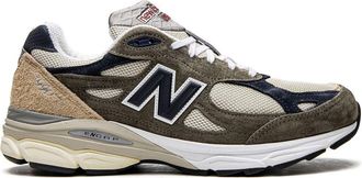New Balance Made in USA 990v3 Olive sneakers - unisex - Suede - 11 - Grey