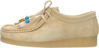 Toral Shoes Schoenen, Dames, Beige, 39 EU, Leer, Beeja Veterschoenen