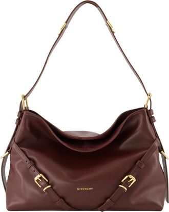 Givenchy Voyou Medium Bag - Dames - Schoudertassen - Rood - ONE Size - Leer - Tassen