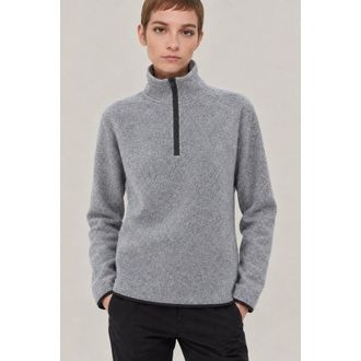 Brunello Cucinelli Womens Grey Wool Blend Sweater, Size XS
