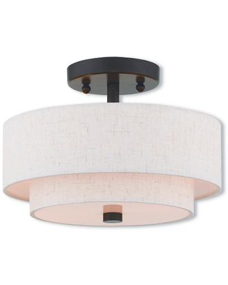 Livex Lighting Livex Claremont 2 Light EBZ Ceiling Mount