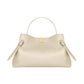 Yuzefi Handbags, female, Beige, Size: ONE SIZE Gyoza Bag