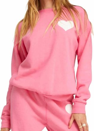 SPRWMN Heart Sweatshirt In Peony