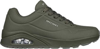 Skechers Uno Stand On Air Skech-Air sportschoenen voor heren (Olijf)
