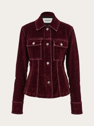 Ferragamo Women Trucker jacket Red