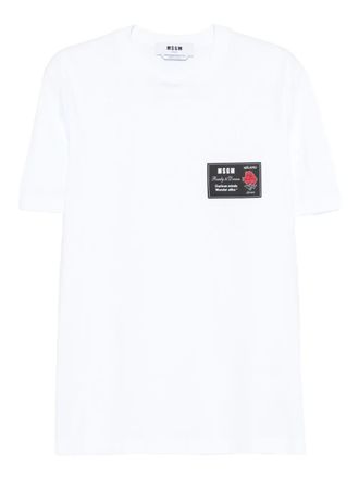 Msgm cotton T-shirt - White