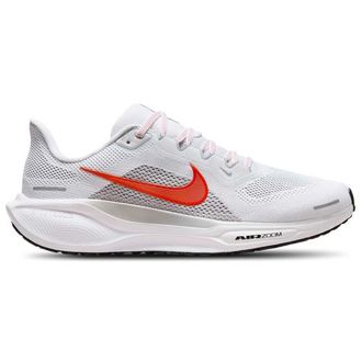 Nike Mens Air Zoom Pegasus 41 - Running Shoes White/Picante Red/Wolf Grey Size 10.0