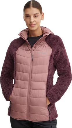 Columbia Powder Lite II Sherpa Hybrid Jacket - Dames - Ski Jassen - Roze - XS - Polyester - Fitness