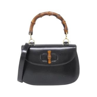 Gucci Pre-owned Handbags, female, Black, Size: ONE SIZE Pre-owned Vintage Handbag
