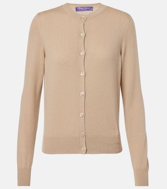 Ralph Lauren Collection Cable-knit cashmere cardigan
