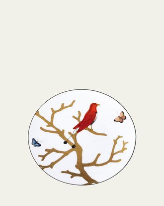 Bernardaud Aux Oiseaux Coupe Salad Plate, 8.3