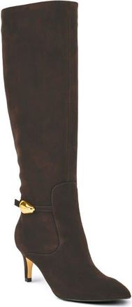 Nine West Salla Knee High Boot in Dark Brown at Nordstrom, Size 8.5