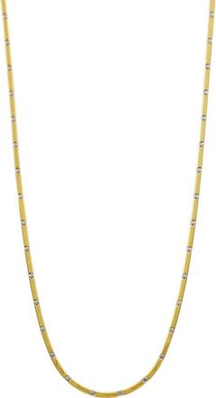 Bony Levy 14K Gold Snake Chain Necklace in 14K White Yellow Gold at Nordstrom, Size 16