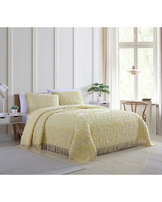 Beatrice Home Fashions Medallion Chenille Bedspread