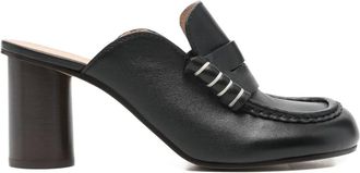 J.W.Anderson Mules con cuciture a contrasto - Nero