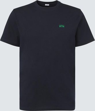 Loewe Logo embroidered cotton T-shirt
