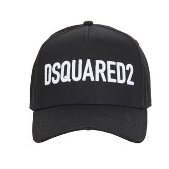 Dsquared2 Logo Baseball Cap - unisex - Petten - Zwart - ONE Size - Accessoires