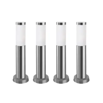 Forlight Forlight Koral (2 Uds) Baliza Exterior Para Jard&iacute;n Resistente Al Agua Ip55. Poste De Luz Para Sendero Y Camino. L&aacute;mpara Bolardo De Acero Inoxidable Gr