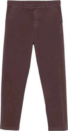 Canali Chino broeken - Heren - Chinos - Rood - 5XL - Katoen - Broeken
