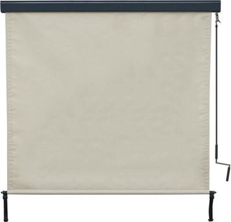Hhg Tenda da sole verticale avvolgibile per finestra 621 180x250cm avorio beige
