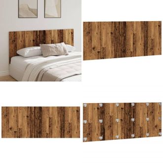 vidaXL Testiera Legno Antico 200x1,5x80 cm Legno Multistrato - Testiera in legno multistrato - Testiera per letto senza testata