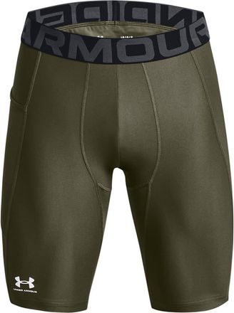 Under Armour Heren HeatGear Strakke Compressieshort (Marine OD groen)