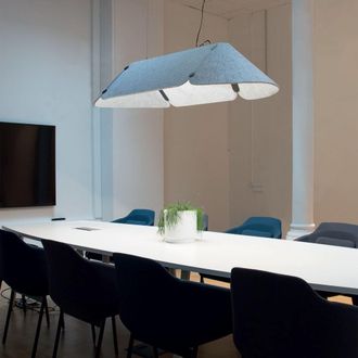 Faro Barcelona Faro Fonovia - Colgantes De Barra Recta Led Integrados Gris, 4000k