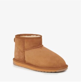 Emu Womens Stinger Micro Ankle Boots In Chestnut