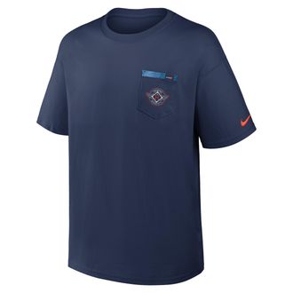 Nike Houston Astros City Connect 2-Hit Max90 Pocket Nike Mens MLB T-Shirt in Blue | 04T744BHUS-QUY
