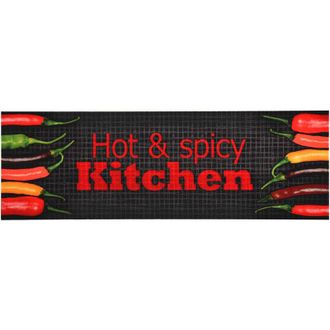 vidaXL Alfombra De Cocina Lavable Hot & Spicy 60x300 Cm Vidaxl