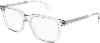 Gucci Stijlvolle Bril in Kleur 018 - Heren - Brillen - Grijs - 53 MM - Accessoires