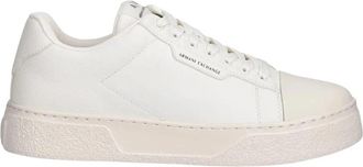 A|X Armani Exchange Classic Sneaker - Heren - Sneakers - Wit - 43 EU - Leer - Schoenen