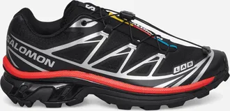 Salomon XT-6 Sneakers Black / Fiery Red / Silver