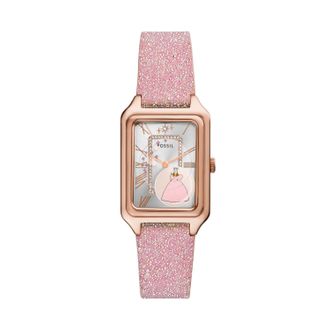 Fossil Womens The Wizard of Oz x Fossil Limited-Edition Glinda The Good Witch 26mm Three-Hand, Rose Gold-Tone Stainless