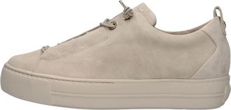 Paul Green Schoenen, Dames, Beige, 42 1/2 EU, Leer, 5017 Sneakers