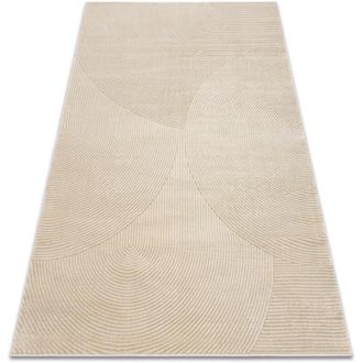 RugsX Alfombra Balance 0194 Taupe - Geom&eacute;trico, Estructural, Glamour Beige 120x170 Cm