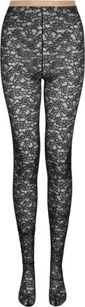Valentino Floral Lace Tights