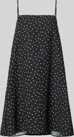 Review Minikleid im Allover-Look mit Spaghettitr&auml;gern in Black, Gr&ouml;&szlig;e XS