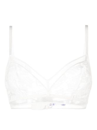 Eres Onctueux lace triangle-cup bra - White
