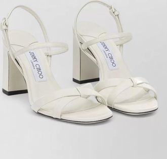 Jimmy Choo London elsy 85mm slingback strappy block heel sandals