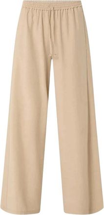 Alchemist Pants Sammy - Dames - Wijde Broeken - Beige - S - Katoen - Broeken