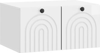 vidaXL Mueble Para Tv De Pared Brillante 59,5 X 41 X 30 Cm Vidaxl