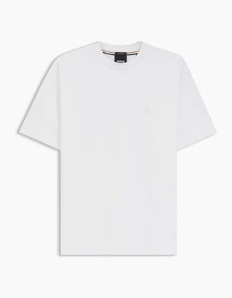 HUGO BOSS Mens BOSS Black C Tames 98 T-Shirt 100 White - Size: 46
