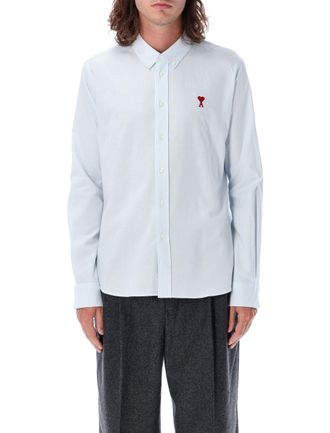 Ami Red Adc Oxford Shirt