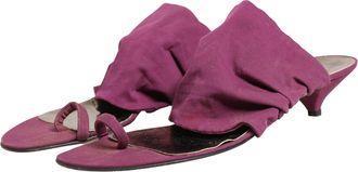 Dolce & Gabbana Violet Heels Sandals Womens Shoes (Pre-Owned)