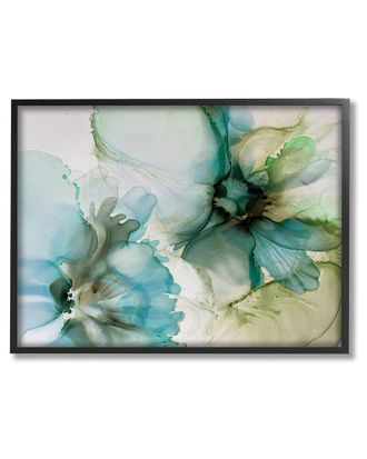 Stupell Industries Abstract Flower Petals Blooming Framed Giclee Wall Art By Emma Catherine Debs