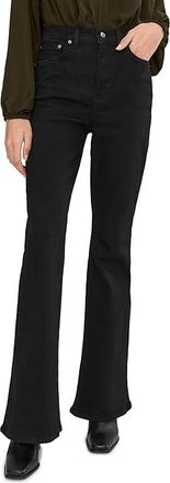 Madewell Stretch Flare In Black Womens Jeans Black Rinse Wash : 32 32, Cotton/Denim/Elastane