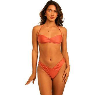 Dippin' Daisy's Swimwear Christina Top in Dusty Rose at Nordstrom, Size Medium