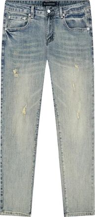Black Bananas Structure Slim Denim - Heren - Slim Fit Jeans - Blauw - W36 - Denim - Jeans